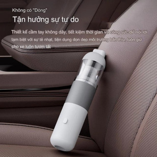 Máy Hút Bụi Cầm Tay Không Dây Ôtô V01 Lực Hút 4000Pa, Công Suất 120W Hút Bụi Nhà Và Xe Hơi, BH 2 Năm