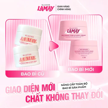 [50G] LAMAY BODY CREAM - KEM BODY DƯỠNG TRẮNG NÂNG TONE LAMAY, Body Mây dưỡng trắng sáng ẩm mịn và thơm da body