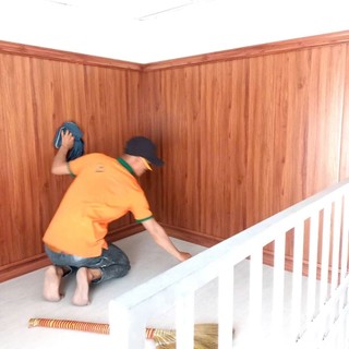 Tấm Nhựa Ốp Tường Nano Vân Gỗ (Dài 95cm Rộng 40cm)