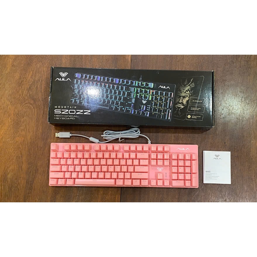 Bàn phím cơ gaming AULA S2022 Pro (Blue /Red switch, LED Rainbow) Chính Hãng | BigBuy360 - bigbuy360.vn
