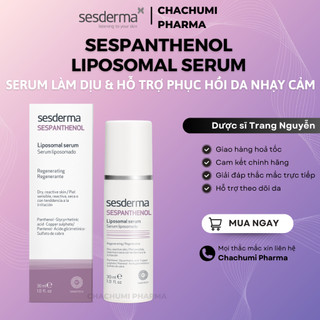 Serum Sesderma Sespanthenol Liposomal Serum 30ml – Serum Làm Dịu, Giảm Kích Ứng&Phục Hồi Da Cấp Tốc