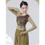 Quần váy múa cổ trang trung quốc lá tre - Quần nữ tập múa đương đại - Trang phục biểu diễn trung hoa