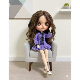 Váy tím size blythe,ob24,xinyi