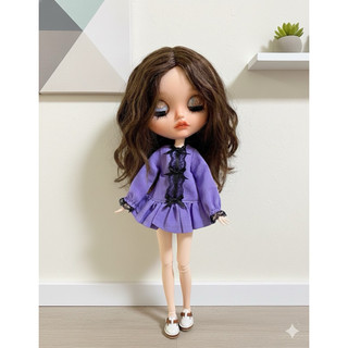 Váy tím size blythe,ob24,xinyi