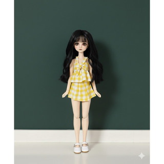 Set dây caro vàng size blythe,ob24,xinyi