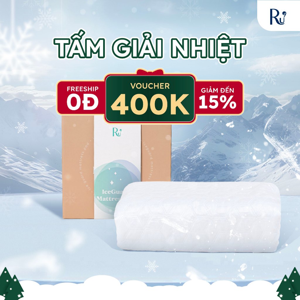 Tấm Giải Nhiệt IceGuard™ (IceGuard Pad) Ru9 | Mát Lạnh Cho Giấc Ngủ | Chiếu Điều Hòa, Êm Ái | 6 Kích Thước