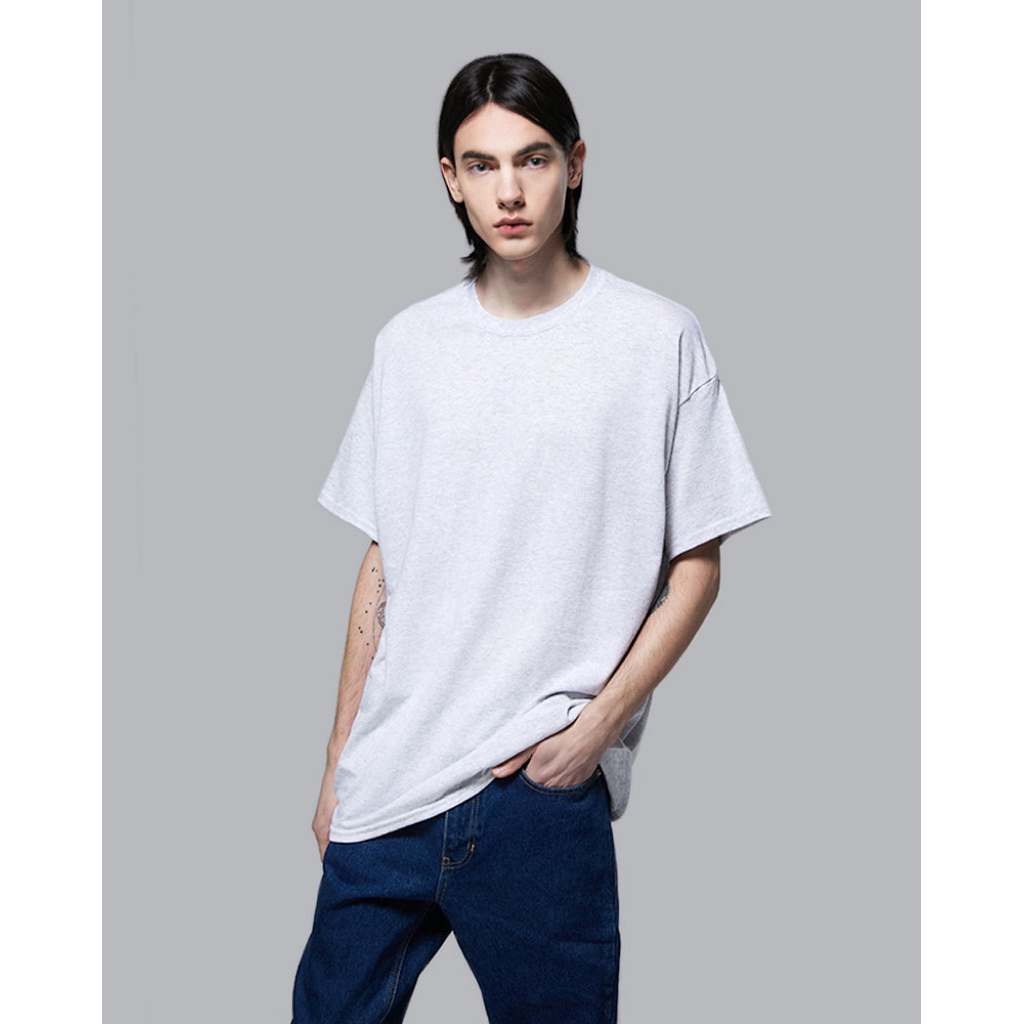 GILDAN - Áo Thun Trơn Chính Hãng từ Mỹ 100% Cotton Cao Cấp Mềm Mại Thoáng Mát, Áo Thun Unisex Nam Nữ Basic Tôn Chiều Cao
