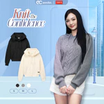 [ECOCHIC x CANIFA] Áo Len Hoodie Form Dáng Basic Có Mũ Giữ Ấm Mùa Đông Chất Liệu Cao Cấp Mềm Mịn HNH EC07 — ảnh 1