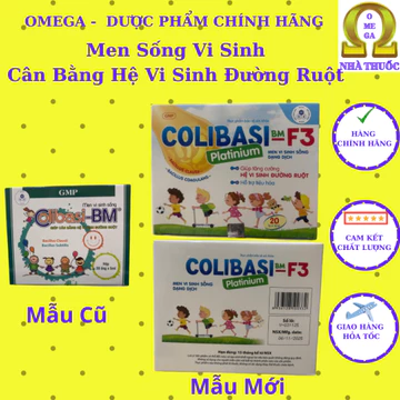 Men Vi Sinh Sống Colibasi-BM F3 [Hộp 20 lọ] – Cân Bằng Hệ Vi Sinh Đường Ruột Giảm Rối Loạn Tiêu Hóa