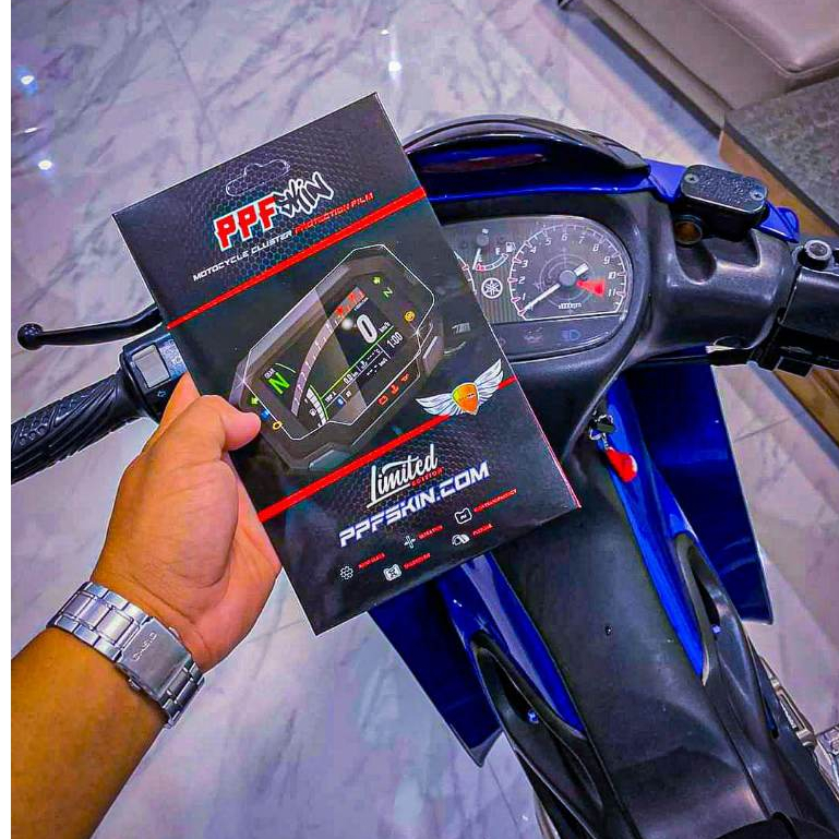 PPF YAMAHA YAZ 125...  dán bảo vệ mặt đồng hồ xe , hàng nhập khẩu