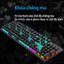 Bàn phím cơ HP GK100F kết hợp bàn phím chơi game có đèn nền 104 phím Led đẹp phù hợp cho PC và Laptop