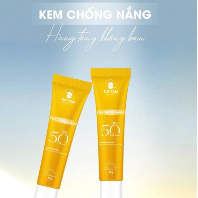 [KEM CHỐNG NẮNG - SAFFRON NANO - TÙY TÂM PHARMA] SPF 50, PA+++