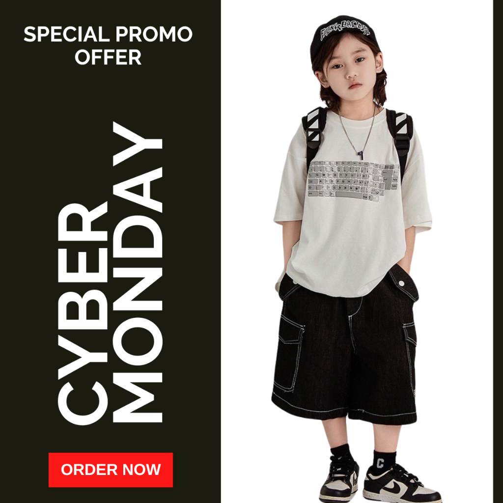 Áo Thun Ngắn Tay Mùa Hè Cho Bé Trai, Bé Gái In Hình Năng Động, Cổ Tròn B540 | JJ Kids Fashion