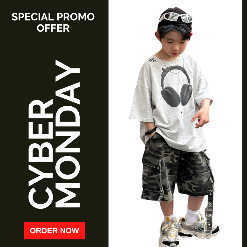 Áo Thun Ngắn Tay Mùa Hè Cho Bé Trai, Bé Gái In Hình Năng Động, Cổ Tròn B556 | JJ Kids Fashion
