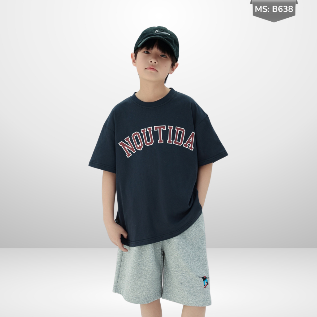 Áo Thun Ngắn Tay Mùa Hè Cho Bé Trai, Bé Gái In Hình Năng Động, Cổ Tròn B638 | JJ Kids Fashion