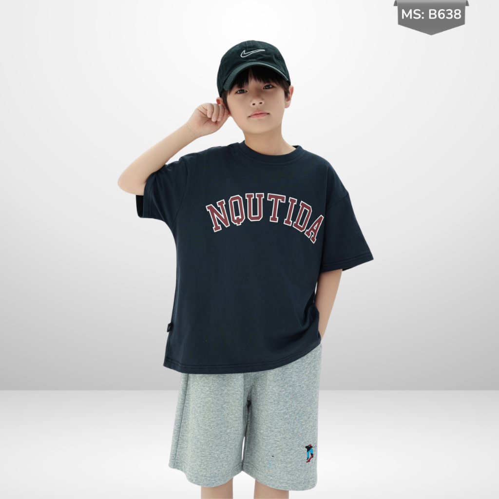 Áo Thun Ngắn Tay Mùa Hè Cho Bé Trai, Bé Gái In Hình Năng Động, Cổ Tròn B638 | JJ Kids Fashion