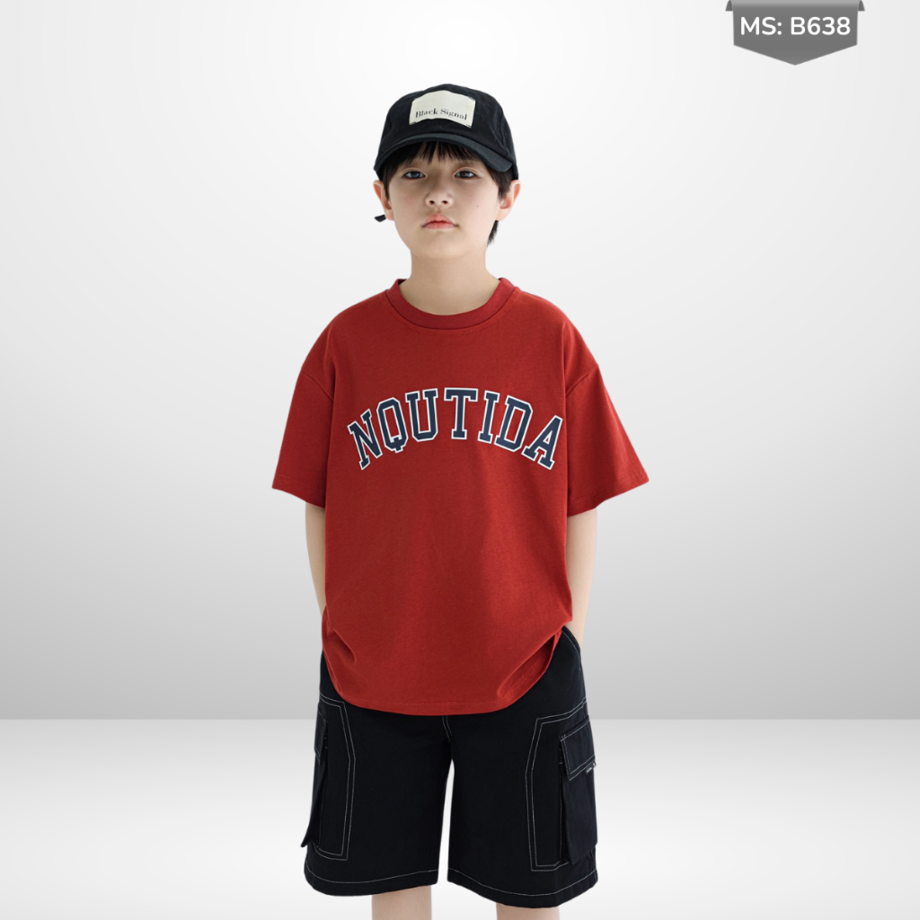Áo Thun Ngắn Tay Mùa Hè Cho Bé Trai, Bé Gái In Hình Năng Động, Cổ Tròn B638 | JJ Kids Fashion