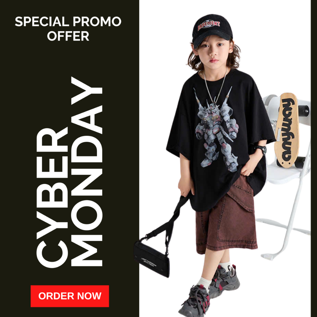 Áo Thun Ngắn Tay Mùa Hè Cho Bé Trai, Bé Gái In Hình Năng Động, Cổ Tròn B654 | JJ Kids Fashion