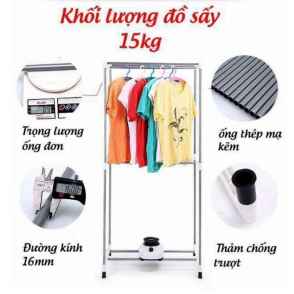 Tủ Sấy Quần Áo Có Điều Khiển Từ Xa Thông Minh - Khô Nhanh - Tiết Kiệm Điện (Bảo Hành 3 Năm)