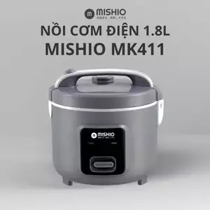 Nồi Cơm Điện 1.8L Mishio MK411 – Nồi Cơm Điện 1.8L Mishio – Dung Tích Lớn, Cơm Ngon Chuẩn Vị Cho Cả Gia Đình
