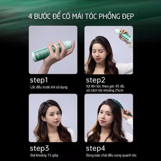 Phiên Bản Mới Dầu Gội Khô SPES Dưỡng Tóc Bồng Bềnh, Hút Dầu Không Bết Giữ Nếp Lâu Dài 24h