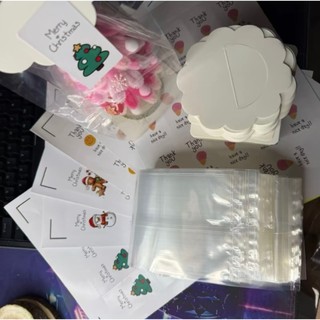 SET 10 CÁI TÚI ĐỰNG CÂY THÔNG NOEL, CHẬU HOA MINI HANDMADE DIY YIYIHOME CHO MÙA LỄ