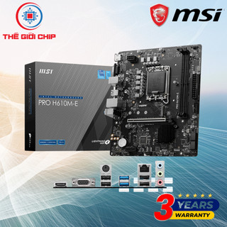 Mainboard MSI PRO H610M BOMBER / H610M-E  (Socket LGA 1700/mATX/2 Khe RAM DDR4) like new BH:36 Tháng bởi nhà cung cấp