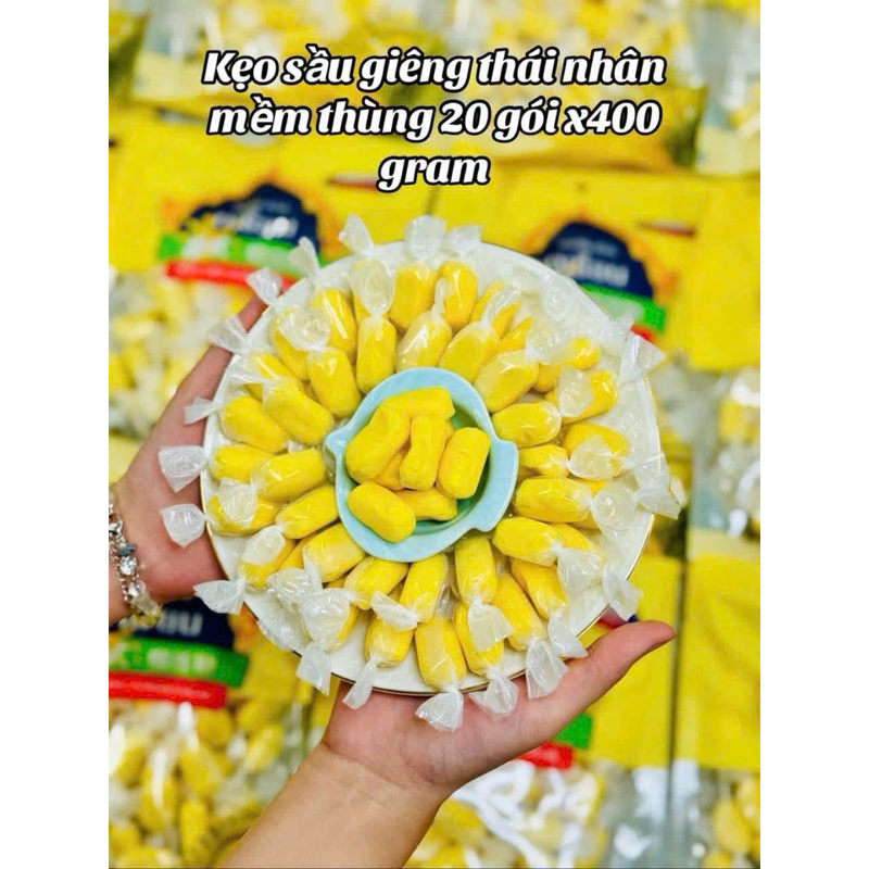 [sẵn hàng] kẹo sầu thái nhân mềm gói 400gr