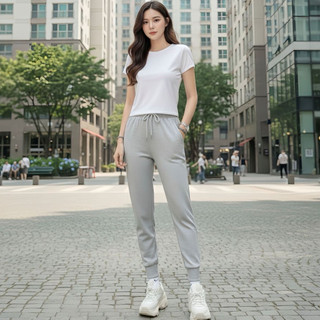 Quần Jogger 2 Da Nữ Bo Gấu Dày Dặn – Siêu Êm – Co Giãn 4 Chiều – Tôn Chân Thon,Form Chuẩn Dễ Phối Đồ