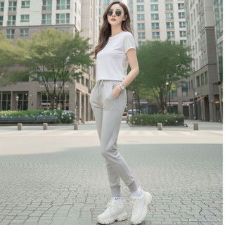 Quần Jogger 2 Da Nữ Bo Gấu Dày Dặn – Siêu Êm – Co Giãn 4 Chiều – Tôn Chân Thon,Form Chuẩn Dễ Phối Đồ