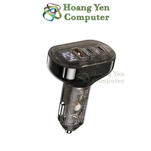 Tẩu Sạc Ô Tô Remax RCC351 – Công Suất 72W, Sạc Nhanh PD+QC – BH 12 Tháng – Hoàng Yến Computer