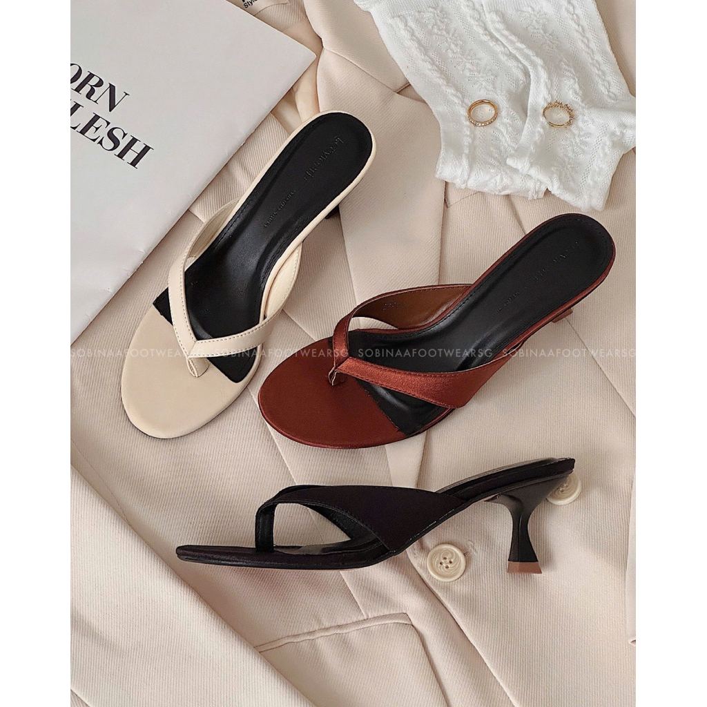 SOBINAA ✨-SH3292 FORM NHỎ GÓT NHỌN CAO 5CM CAO GÓT THỜI TRANG QUAI KẸP - NỮ GÓT NHỌN PHONG CÁCH HIỆN ĐẠI 5 PHÂN - SH3292