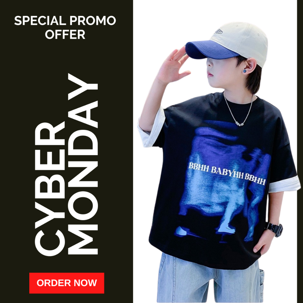 Áo Thun Ngắn Tay Mùa Hè Cho Bé Trai, Bé Gái In Hình Năng Động, Cổ Tròn B714 | JJ Kids Fashion
