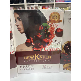 Nhuộm đen, Nhuộm nâu NEW KAFEN CHERRY  không dính da đầu 500ML-Phủ bạc tóc nhanh và tiết kiệm ALYA