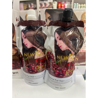 Nhuộm đen, Nhuộm nâu NEW KAFEN CHERRY  không dính da đầu 500ML-Phủ bạc tóc nhanh và tiết kiệm ALYA