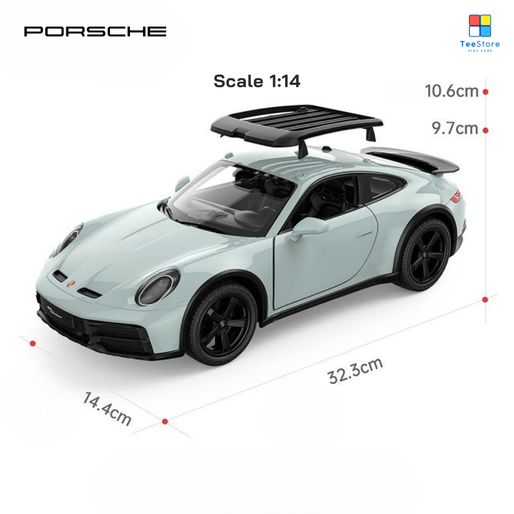 [Chính hãng] Rastar Xe Porsche 911 Dakar điều khiển từ xa tỉ lệ 1:14/1:24 – RC tốc độ cao, bản quyền