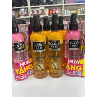 Xịt dưỡng tóc DOUBLE RICK 250ML cung cấp dưỡng chất, ngăn ngừa hư tổn cho tóc