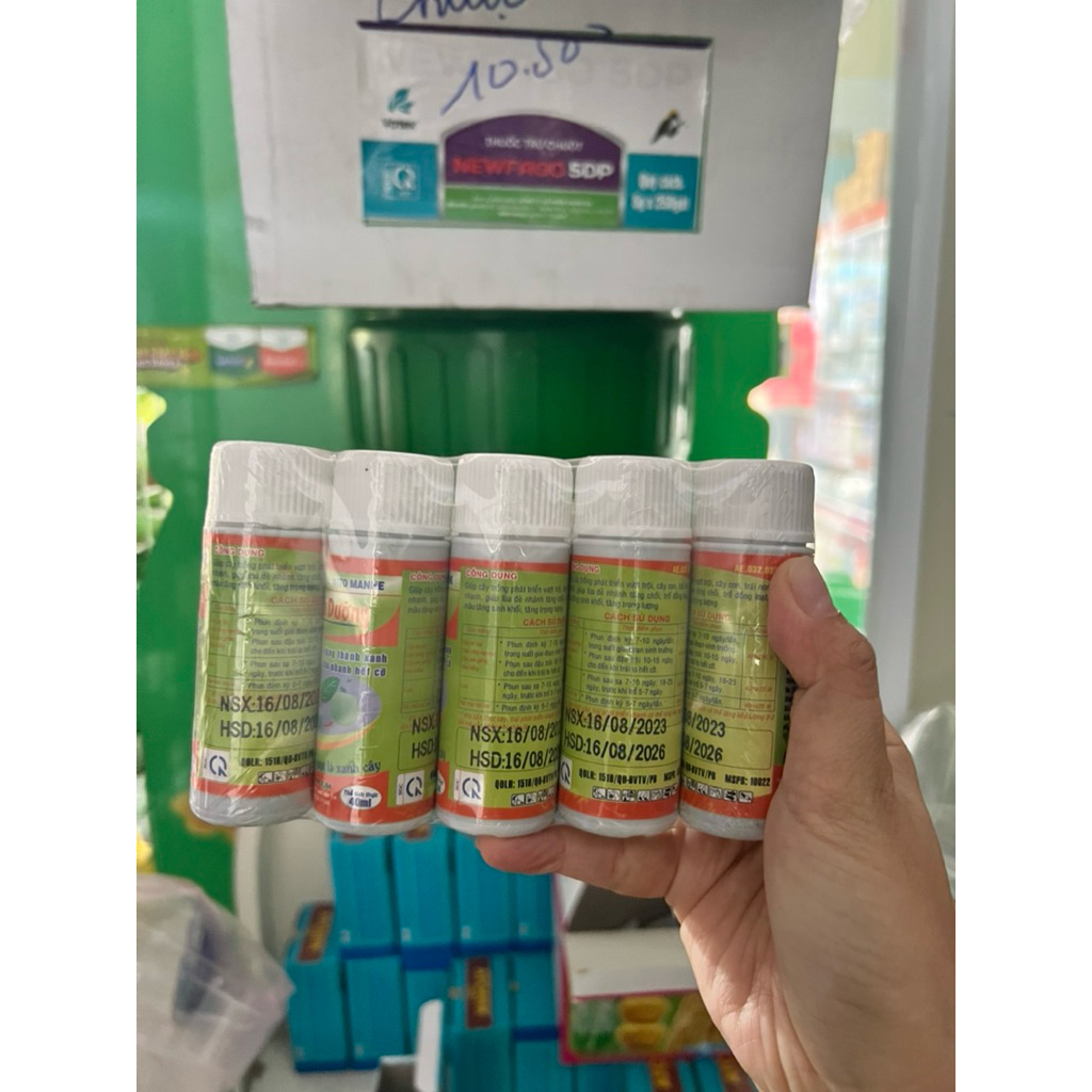 Siêu Dinh Dưỡng Nito Manhe biến vàng thành xanh, đâm chồi nảy tược chai 40ml