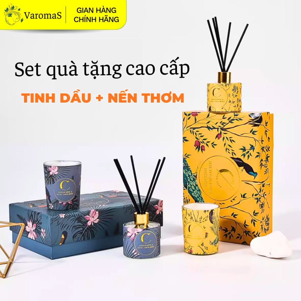 Quà Tặng Tinh Dầu Thơm Phòng Nến Thơm Phòng Thiên Nhiên Lọ Khuếch Tán Tỏa Hương Thơm Khử Mùi KT16 KT55