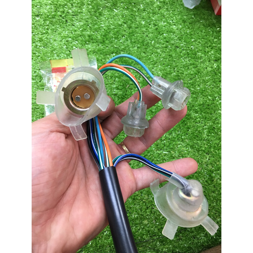 Đuôi đèn xe Wave 2 bóng hàng đẹp