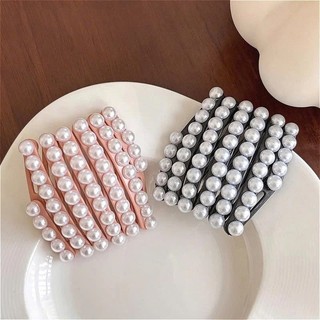 Cài Tóc Nhựa Gấp Gọn Đính Ngọc