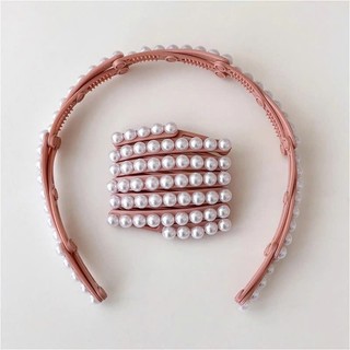 Cài Tóc Nhựa Gấp Gọn Đính Ngọc
