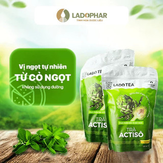 Trà Túi Lọc Atiso Ladophar Hỗ Trợ Bảo Vệ Gan Thanh Lọc Cơ Thể -  Túi 100 Từ Lá Rễ Hoa Atiso