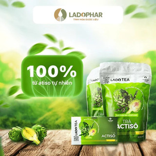 Trà Túi Lọc Atiso Ladophar Hỗ Trợ Bảo Vệ Gan Thanh Lọc Cơ Thể -  Túi 100 Từ Lá Rễ Hoa Atiso