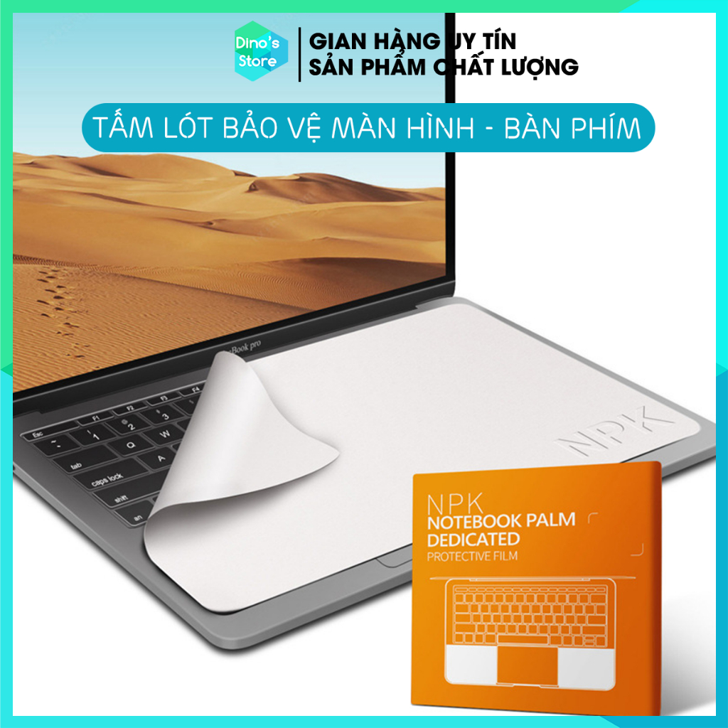 Tấm lót bảo vệ màn hình tấm khăn phủ bàn phím Laptop Macbook chống bụi bẩn, trầy màn hình NPK