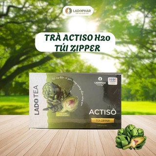 Trà Túi Lọc Actiso Ladophar thải độc, bảo vệ Gan và thanh lọc cơ thể - Ladophar hộp 20 túi