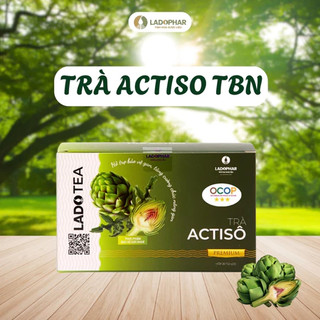 Trà Túi Lọc Actiso Ladophar thải độc, bảo vệ Gan và thanh lọc cơ thể - Ladophar hộp 20 túi