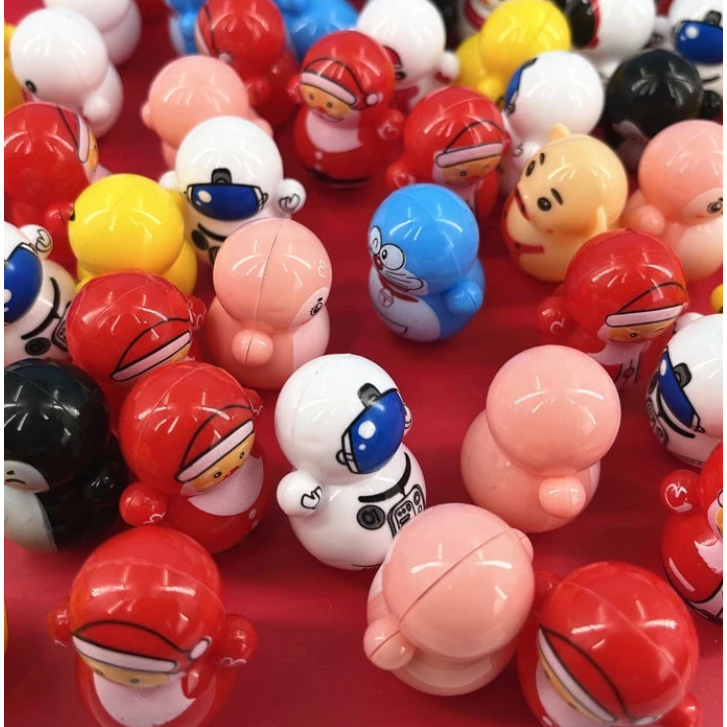 Combo 50/100 Lật Đật Mini Nhiều Biểu Cảm Dễ Thương SQUID GAME - Màu Sắc Tươi Tắn Cho Bé