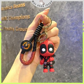 Móc Khóa DeadPool Siêu Ngầu - Chất Liệu Nhựa Cao Cấp - Biểu Tượng Anh Hùng- Quà Tặng - keychan