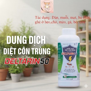 Deltarin Vb Pharm dung dịch hỗ trợ kiểm soát côn trùng,muỗi, kiến, dán, bọ chét, mạt gà trên chó mèo